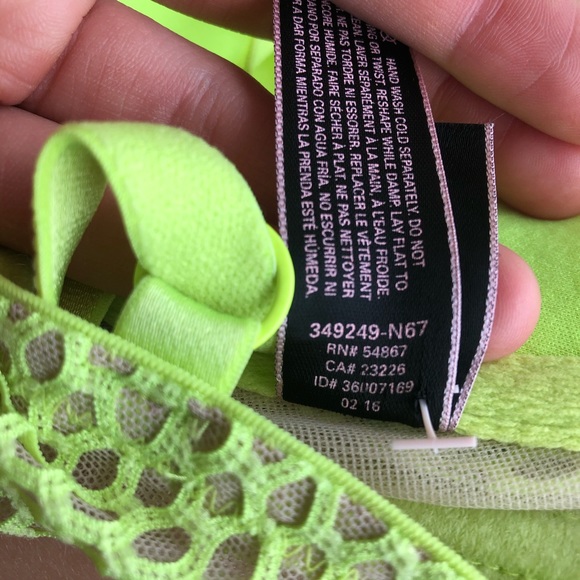 Victoria’s Secret Very Sexy Lined Demi Neon Bra - Picture 8 of 8